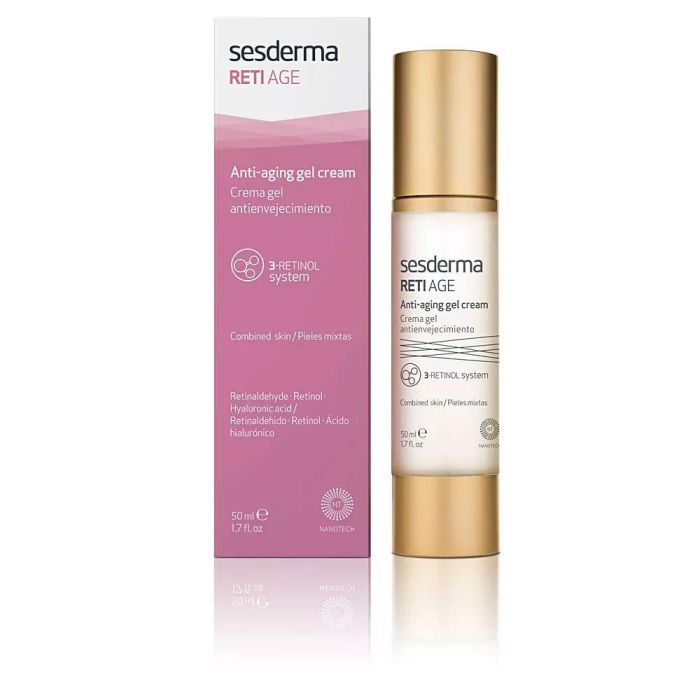 Sesderma RETI-AGE Crema Gel Antienvejecimiento, Tratamiento Facial Reafirmante 50 ml Sesderma RETI-AGE Crema Gel Antienvejecimiento, Tratamiento Facial Reafirmante 50 ml