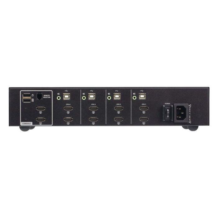 ATEN Switch KVM de seguridad avanzada HDMI dual display USB de 4 puertos (compatible con PSD PP v4.0) 1 ATEN Switch KVM de seguridad avanzada HDMI dual display USB de 4 puertos (compatible con PSD PP v4.0) 1