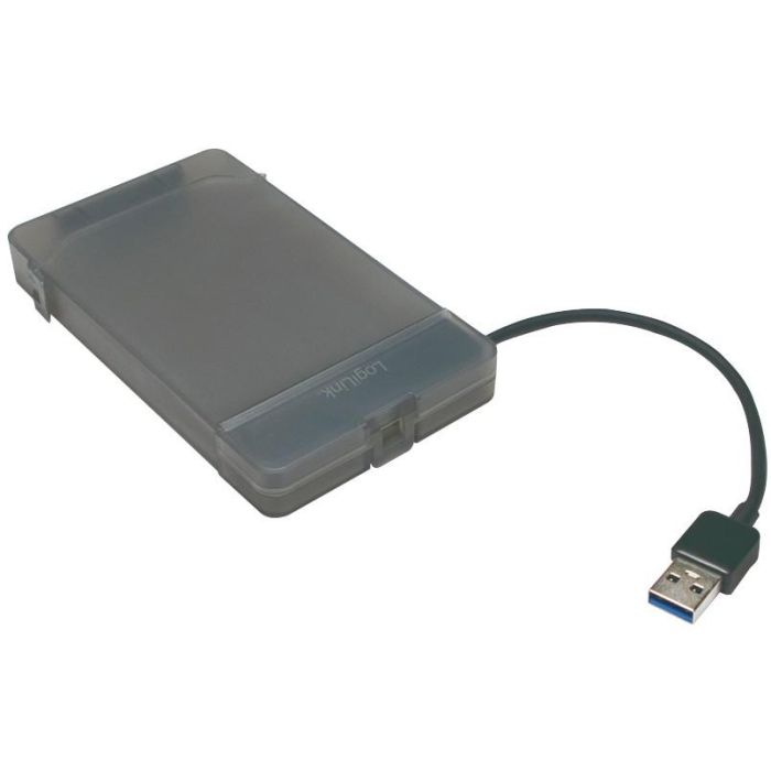 LogiLink Carcasa para Disco Duro / SSD de 2.5 pulgadas - Gabinete Gris para Almacenamiento 0 LogiLink Carcasa para Disco Duro / SSD de 2.5 pulgadas - Gabinete Gris para Almacenamiento 0