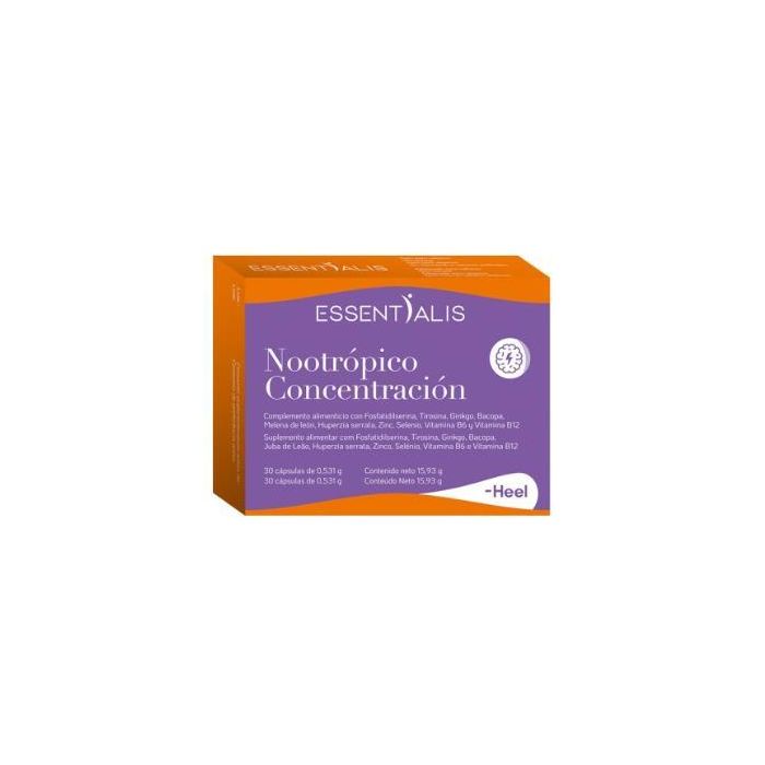 Essentialis Nootropico Concentracion 30 Cap. Essentialis Nootropico Concentracion 30 Cap.