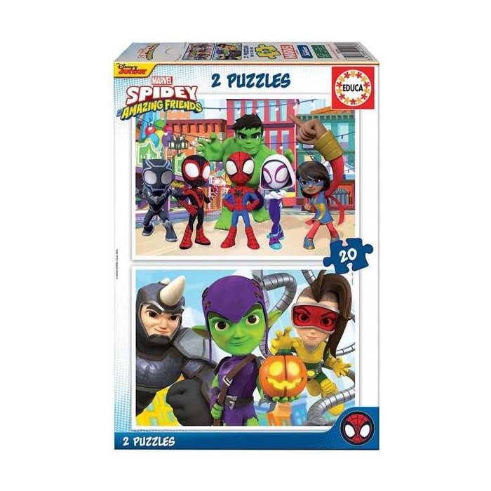 Puzzle 2x20 piezas spidey y sus increíbles amigos - modelos surtidos 1 Puzzle 2x20 piezas spidey y sus increíbles amigos - modelos surtidos 1