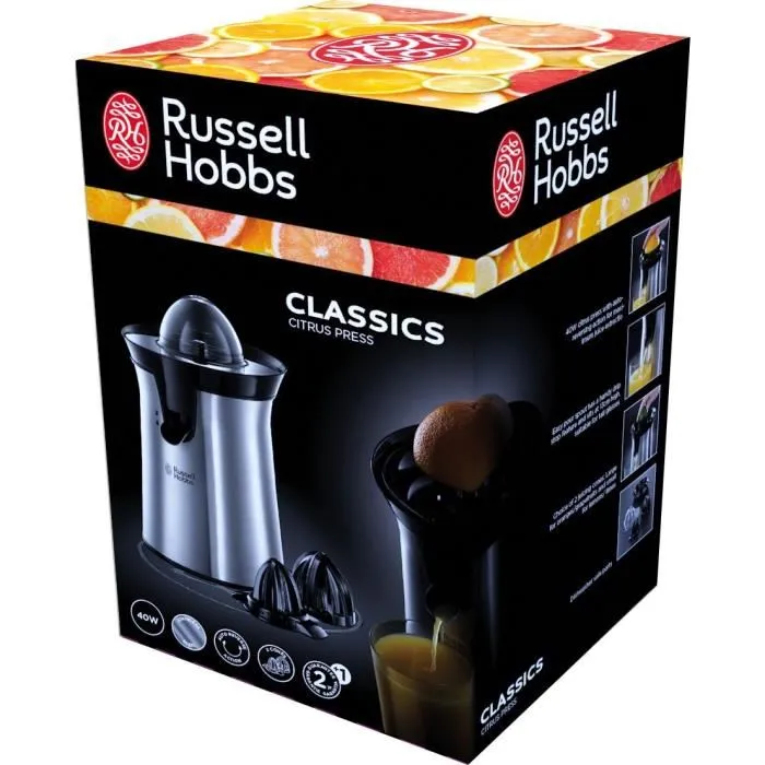 Russell Hobbs 22760-56 Exprimidor Eléctrico de Acero Inoxidable, 60W 4