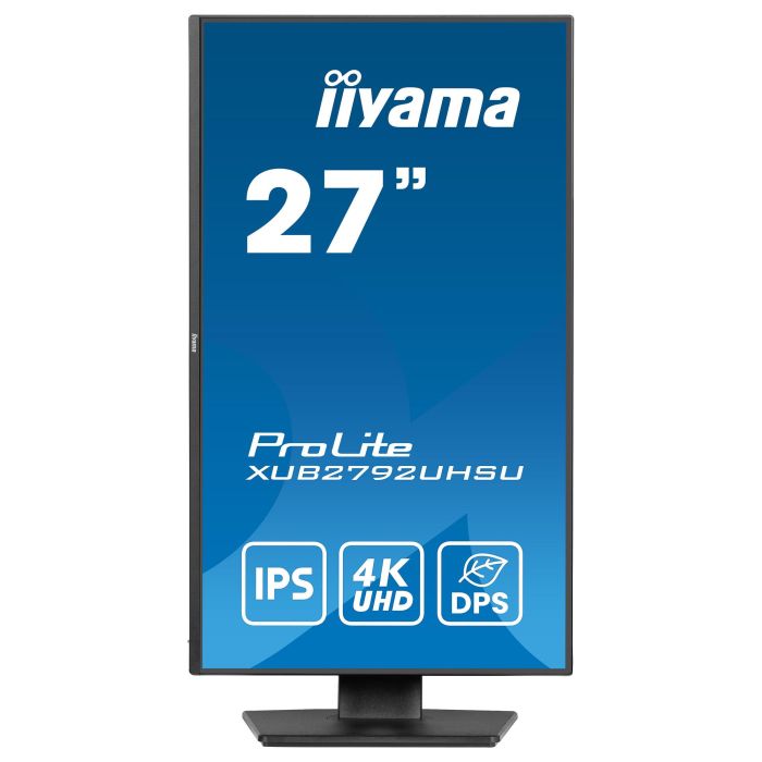 iiyama ProLite XUB2792UHSU-B6 Monitor 27" 4K UHD IPS 3840x2160 4ms GTG 60Hz DP HDMI USB-C Altura Pivot Negro 8 iiyama ProLite XUB2792UHSU-B6 Monitor 27" 4K UHD IPS 3840x2160 4ms GTG 60Hz DP HDMI USB-C Altura Pivot Negro 8