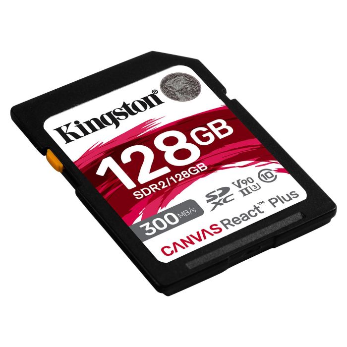 Kingston Tarjeta SDXC Canvas React Plus 128GB UHS-II U3 V90 300MB/s
