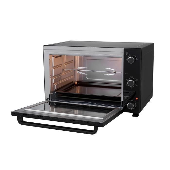 Continental Edison CEMF60B3 Mini Horno Eléctrico de Convección Natural Negro L60 x H39 x P48 cm 3 Continental Edison CEMF60B3 Mini Horno Eléctrico de Convección Natural Negro L60 x H39 x P48 cm 3