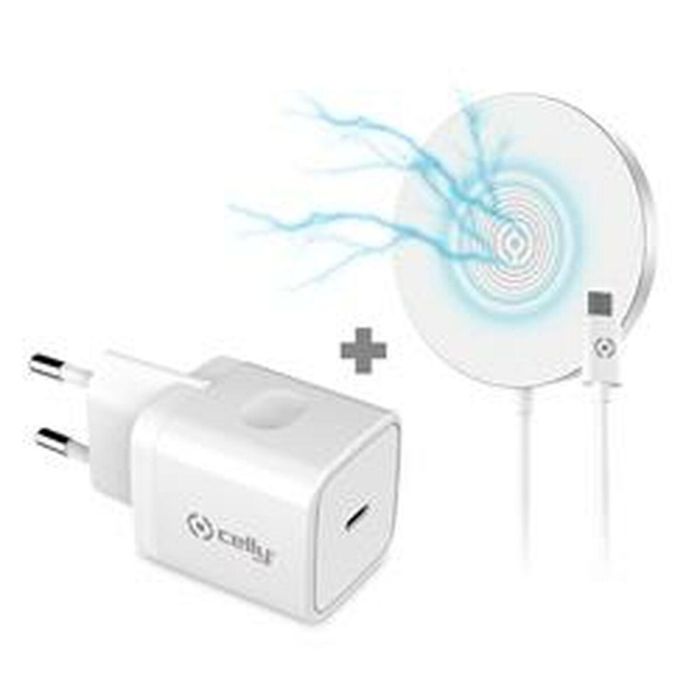 Cargador portátil Celly MAGCHARGEKIT Blanco 1 Cargador portátil Celly MAGCHARGEKIT Blanco 1