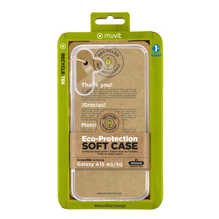 Funda para Móvil Muvit for Change Galaxy A15 Samsung Galaxy A14 5G 0 Funda para Móvil Muvit for Change Galaxy A15 Samsung Galaxy A14 5G 0