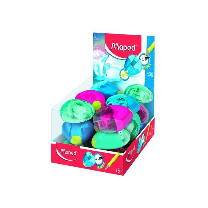 Afilalapiz Maped 1 Uso I-Gloo Eject Con Deposito Exp.30