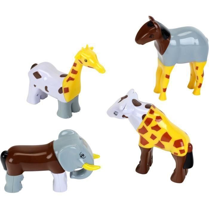 Animales Magnéticos - KLEIN - 0071 - Puzzle de 4 Animales Divertidos Grandes, Bolsa - 16 Piezas - A partir de 12 Meses 3