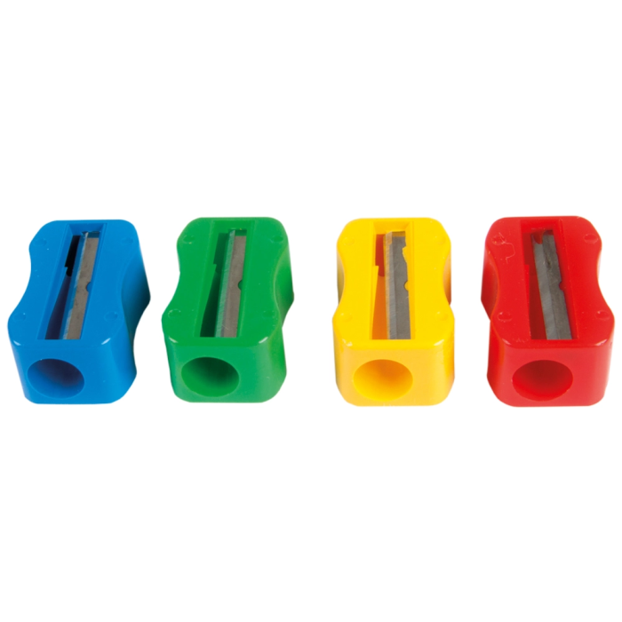 Mor Sacapuntas de Plástico sin Tornillo, Forma Rectangular Ergonómica, 1 Uso 1 Mor Sacapuntas de Plástico sin Tornillo, Forma Rectangular Ergonómica, 1 Uso 1