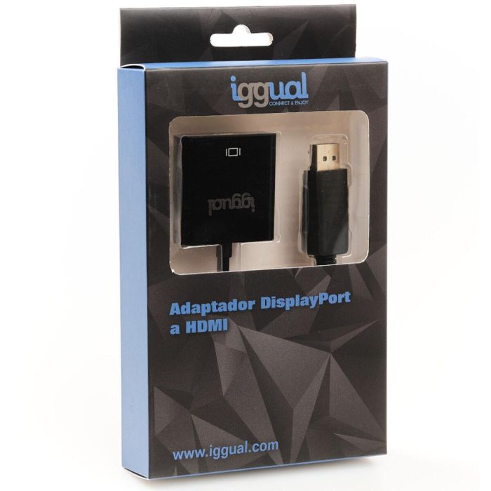 Adaptador DisplayPort a HDMI iggual IGG318041 1 Adaptador DisplayPort a HDMI iggual IGG318041 1