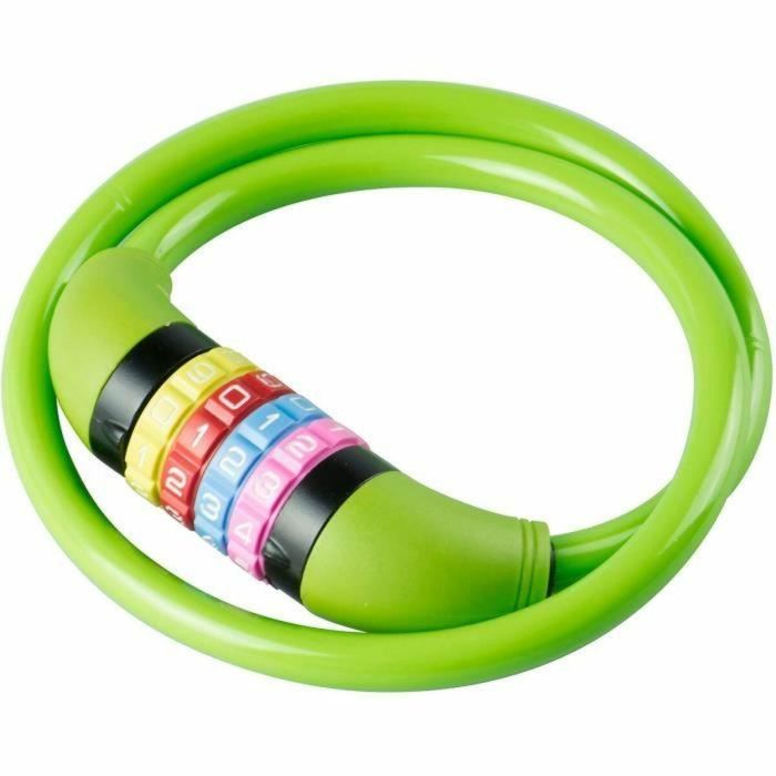 Burg Wachter 210 C 65 KIDS Candado para Bicicleta Niños con Código, Cable Acero 10mm, 65cm, Colores Vibrantes 2
