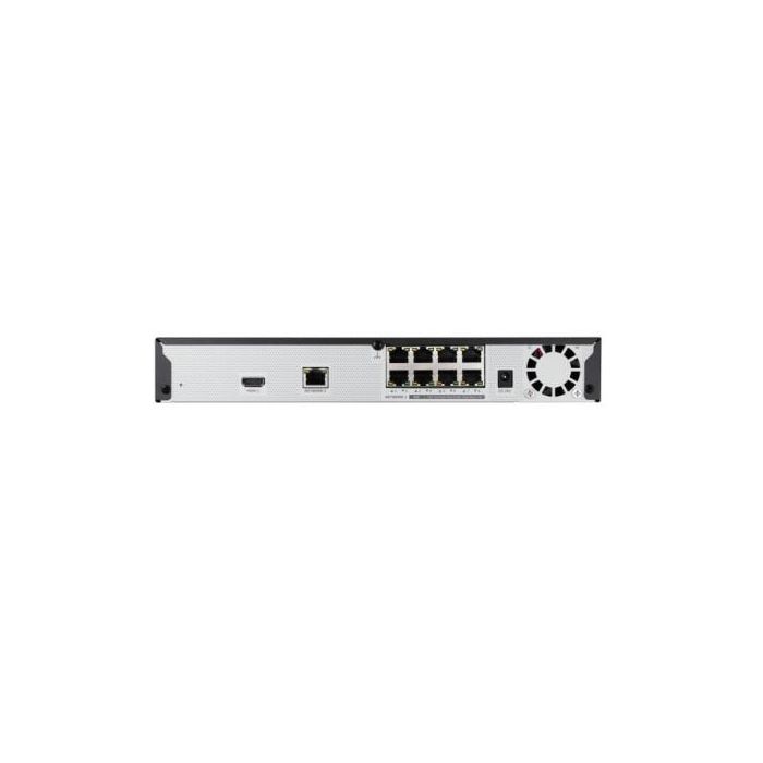 Hanwha Grabador IP 8 Canales QRN-830S 8MP hasta 1 HDD 80Mbps 1TB