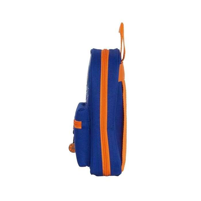 Plumier Mochila Valencia Basket M747 Azul Naranja 12 x 23 x 5 cm (33 Piezas) 2