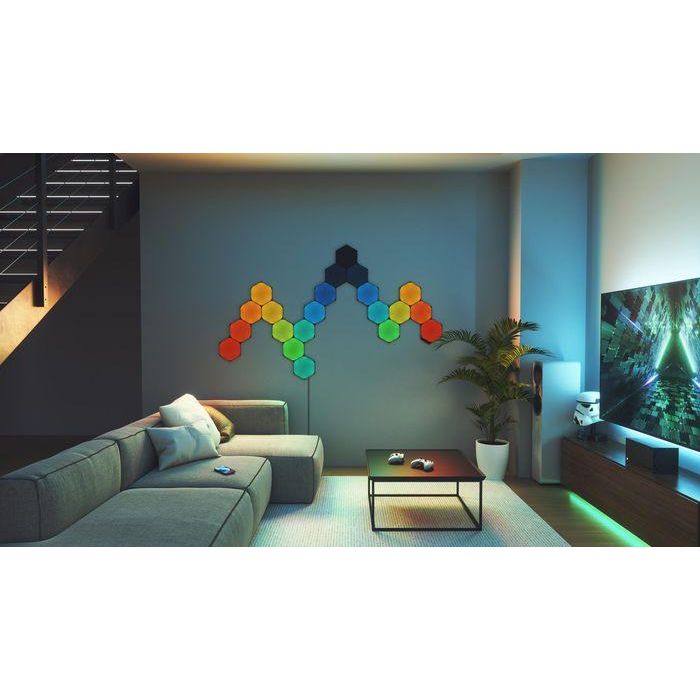 Nanoleaf Shapes Black Hexagons Expansion Pack 3PK 5 Nanoleaf Shapes Black Hexagons Expansion Pack 3PK 5