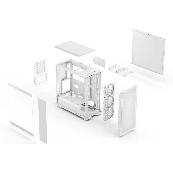 Fractal Design FD-C-EPO1A-05 Epoch Torre Midi Blanca ATX con Ventana TG RGB - Carcasa PC para Gaming 8 Fractal Design FD-C-EPO1A-05 Epoch Torre Midi Blanca ATX con Ventana TG RGB - Carcasa PC para Gaming 8