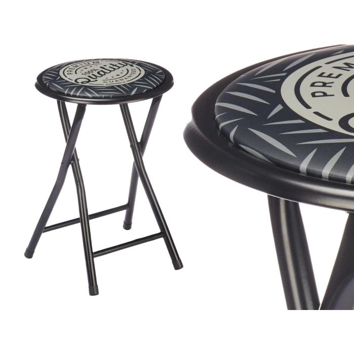 Taburete Plegable Pvc Mate Patas Negras Quality Giftdecor 30X69CM (10 Unidades) 1 Taburete Plegable Pvc Mate Patas Negras Quality Giftdecor 30X69CM (10 Unidades) 1