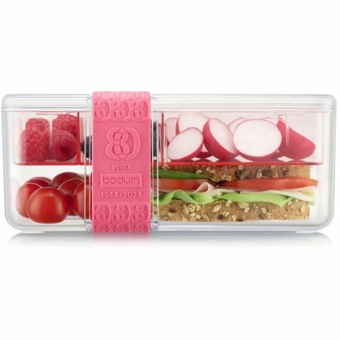 Bodum BOD0699965609313 Fiambrera compartimentada Topee con cubiertos Bubblegum 0 Bodum BOD0699965609313 Fiambrera compartimentada Topee con cubiertos Bubblegum 0