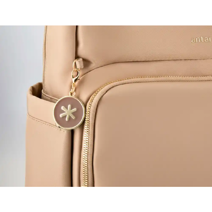 Antartik Mochila Nova Compartimentos Nailon Repelente Agua Beige 410x180x320 mm 8