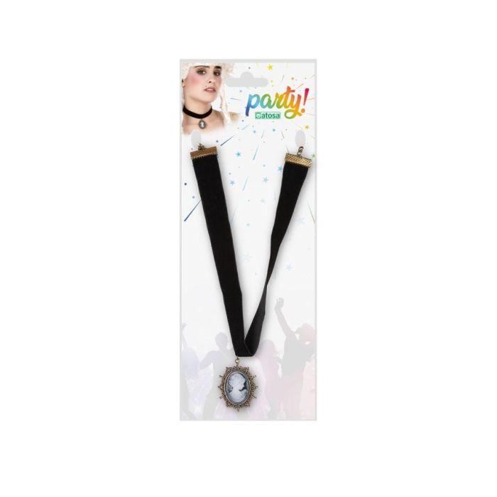 Collar Carnaval Lujo Medalla Mujer Adulto 1