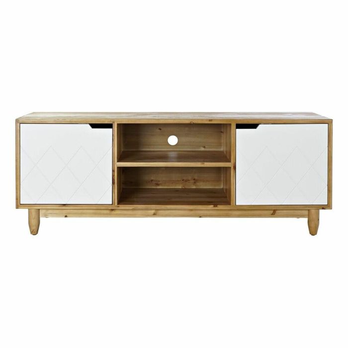 Mueble Tv Moderno DKD Home Decor Marron Blanco 38 x 53 x 140 cm 3