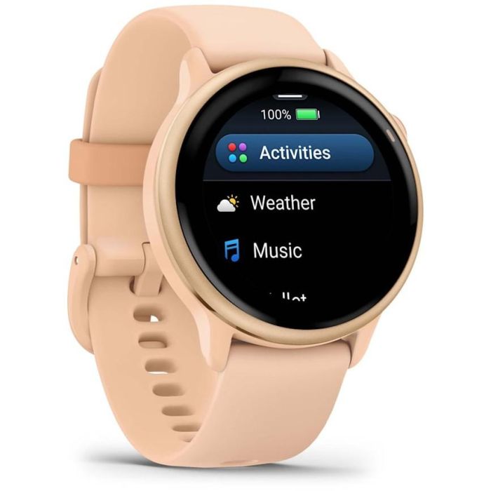 Garmin vívoactive 6 Reloj Inteligente 42mm con Pantalla Táctil AMOLED 1.2" (3,05cm) 390x390 Píxeles GPS WiFi Banda Rosa Silicona 2