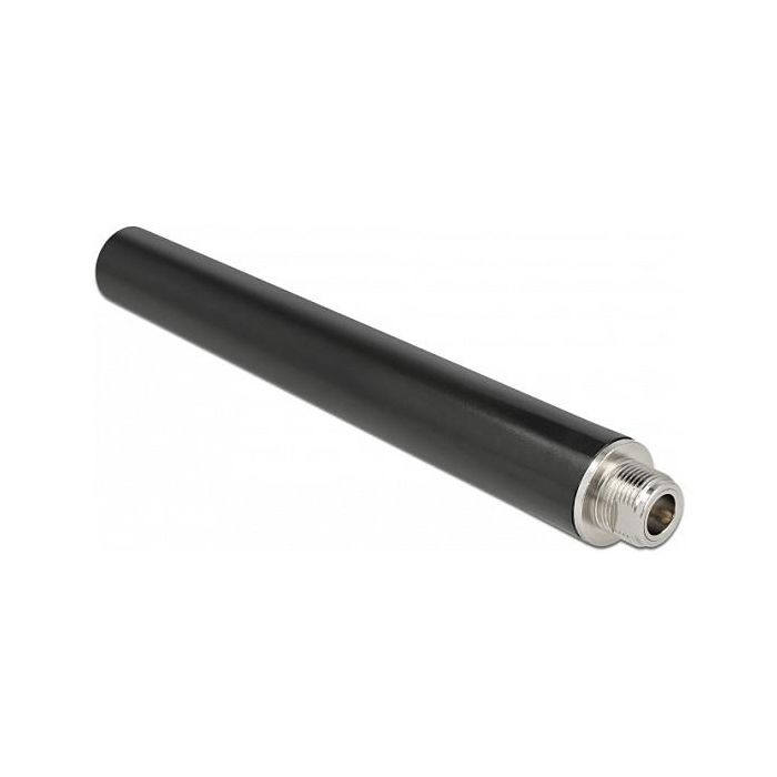 DeLOCK Antena WiFi 6 Dual Band 5.15-5.875 GHz, Conector N Hembra, 4-6 dBi, Omnidireccional Fija, Exterior, Negra 1 DeLOCK Antena WiFi 6 Dual Band 5.15-5.875 GHz, Conector N Hembra, 4-6 dBi, Omnidireccional Fija, Exterior, Negra 1
