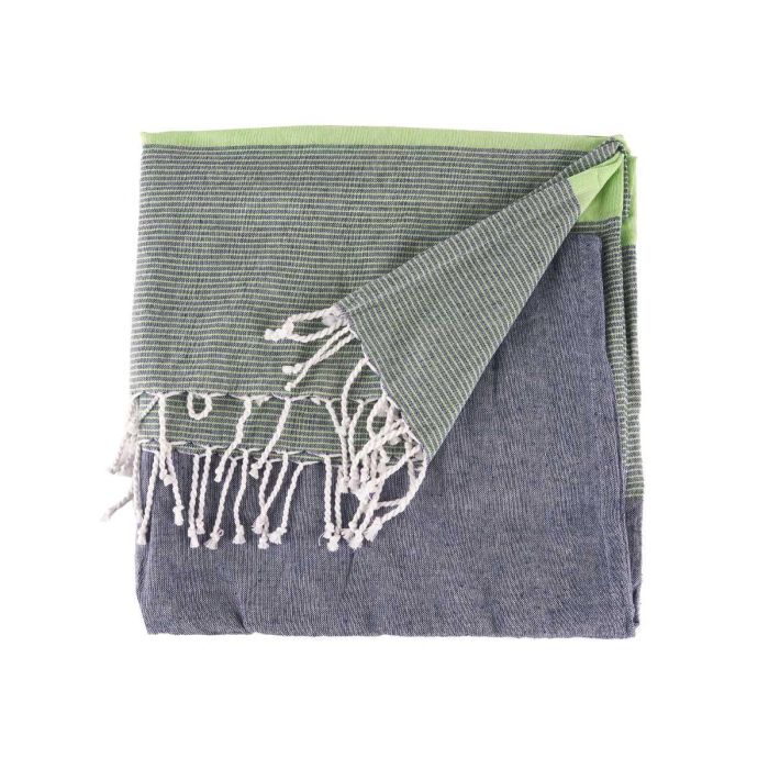 Multiusos Giftdecor 160x200 cm, rayas verde, algodón (12 Unidades) 1 Multiusos Giftdecor 160x200 cm, rayas verde, algodón (12 Unidades) 1