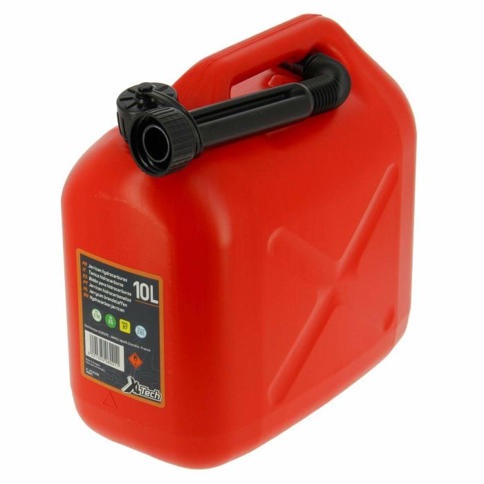 XL TECH 506021 Bidón de plástico 10 Litros Homologado para Hidrocarburos 15 XL TECH 506021 Bidón de plástico 10 Litros Homologado para Hidrocarburos 15