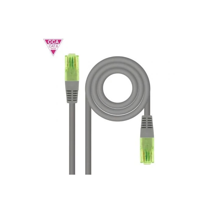 NANOCABLE Cable red latiguillo CAT.6 UTP AWG26 CCA 25 cm 0 NANOCABLE Cable red latiguillo CAT.6 UTP AWG26 CCA 25 cm 0