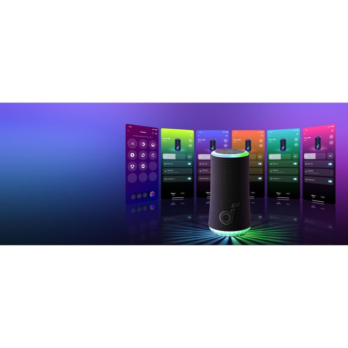 Anker Soundcore Glow Altavoz portátil inalámbrico negro 30W IP67 hasta 18h autonomía 3 Anker Soundcore Glow Altavoz portátil inalámbrico negro 30W IP67 hasta 18h autonomía 3