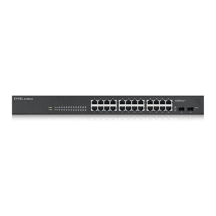 Zyxel GS1900-24 Switch 24 Puertos Gigabit 2 SFP Rack 1U Sin Ventilador 2