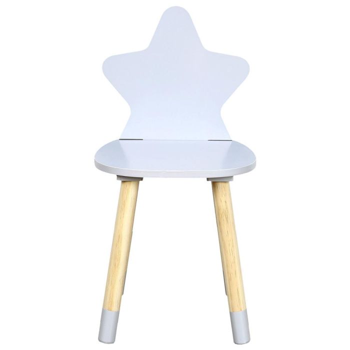Home Deco Kids Silla Infantil Estrella Gris 28x27 cm h.54 cm 2