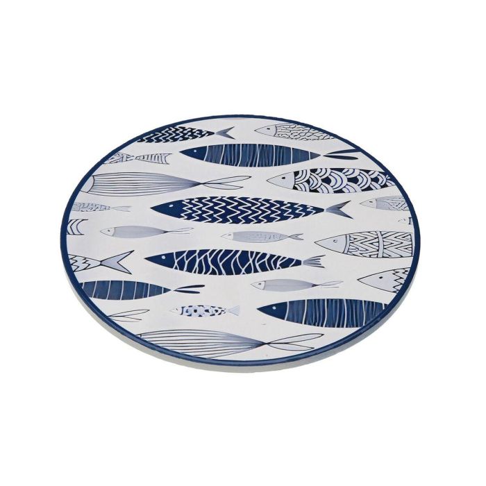 Salvamantel Peces 3D Azul Versa 20x20 cm (4 Unidades) Salvamantel Peces 3D Azul Versa 20x20 cm (4 Unidades)