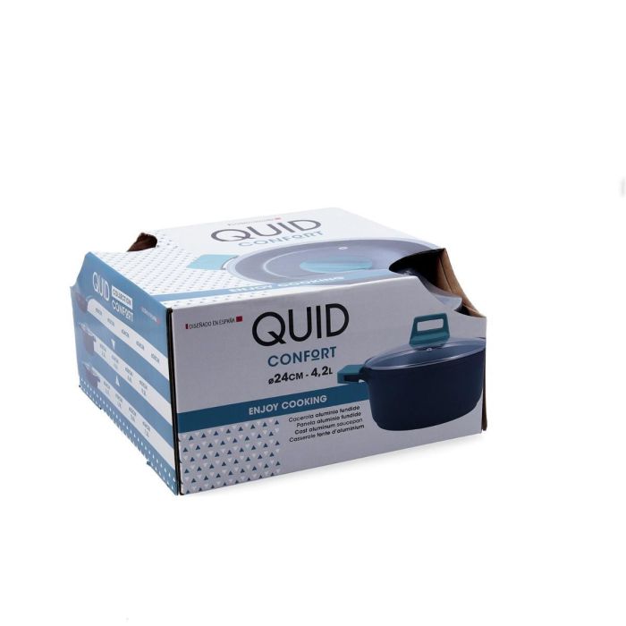 Cacerola Aluminio Fundido Confort Quid 24 cm - 4,2 L (4 Unidades) 4
