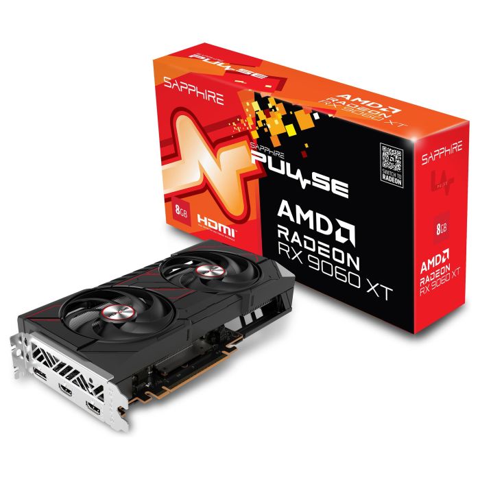Sapphire RX 9060 XT 8GB GDDR6 Radeon Pulse Gaming OC Tarjeta Gráfica 5