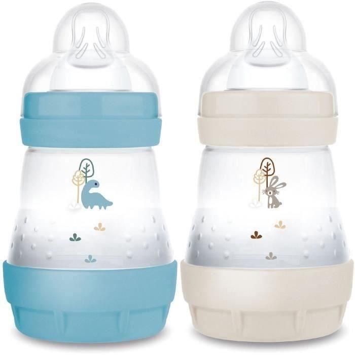 Set de 2 biberones - MAM - Easy Start - Anticólico - 160 ml - Flow 1 tetina - Ocean + Sand