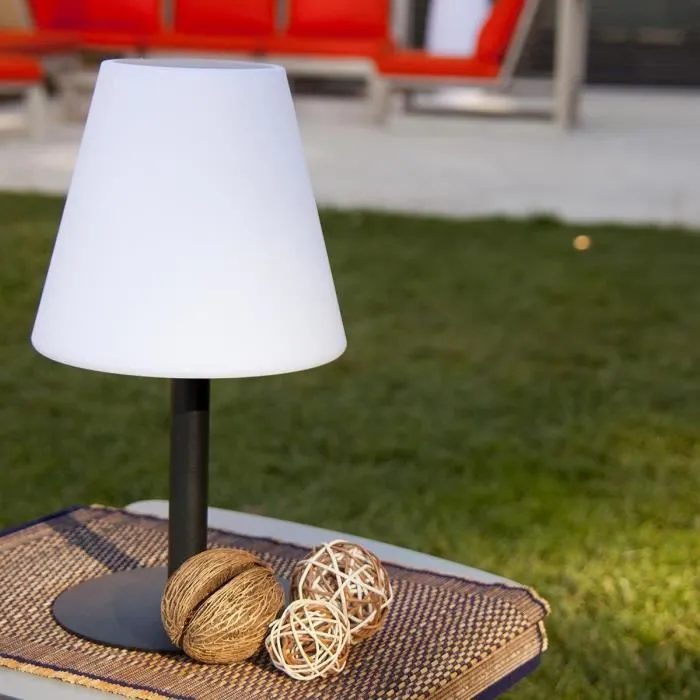 Lumisky STANDY MINI SOLAR RGB Lámpara de mesa solar y recargable, H36 cm, LED multicolor regulable LUM3760093542104 1