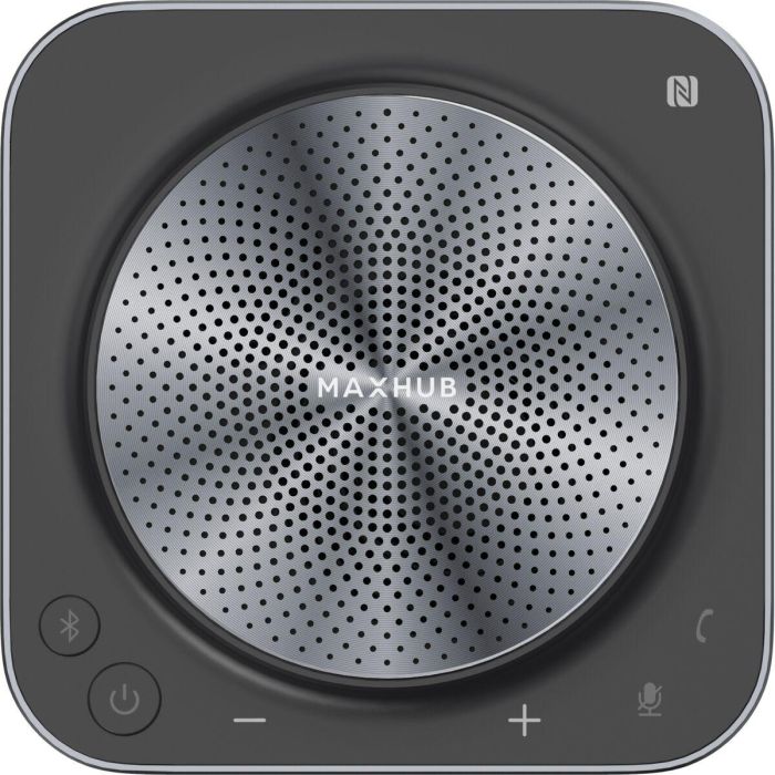 MAXHUB Altavoz UC BM35 Omni-directional, 6m voice pick-up, 8 Mic Array, 5W + 3W Speaker, Bluetooth / USB-C / Bluetooth Dongle, BT 5.3 / Dual BT Module 4