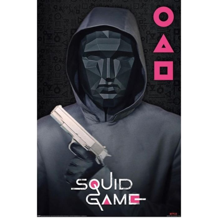 Poster El Juego Del Calamar - Líder Enmascarado - 91 x 61 cm - Papel Satinado Brillante