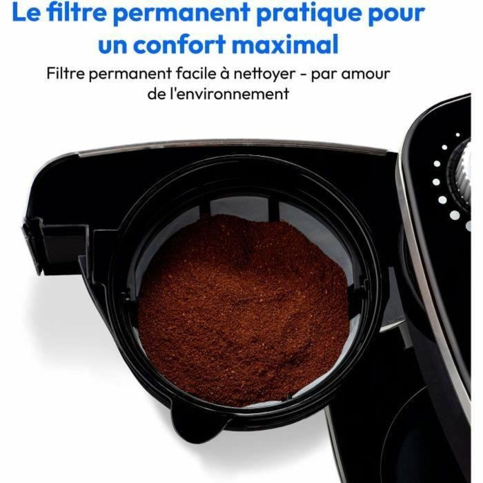 Medion MED4061275224559 Cafetera Digital de Filtro con Molinillo 1000W 1.5L Plata 4 Medion MED4061275224559 Cafetera Digital de Filtro con Molinillo 1000W 1.5L Plata 4
