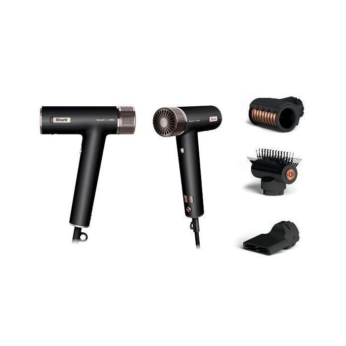 Shark HD731EU SpeedStyle Pro – Herramienta de Peinado Multiaccesorio Negro para Rizar/Alisar/Secar Pelo 0 Shark HD731EU SpeedStyle Pro – Herramienta de Peinado Multiaccesorio Negro para Rizar/Alisar/Secar Pelo 0