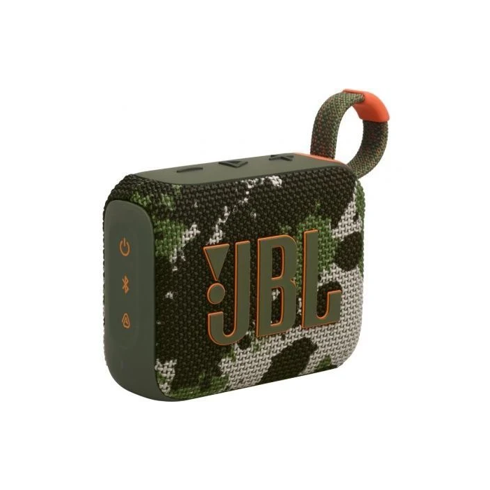JBL JBLGO4SQUAD Altavoz Bluetooth Ultraportátil, 4.2W, Camuflaje, IP67 Resistente al Agua y Polvo