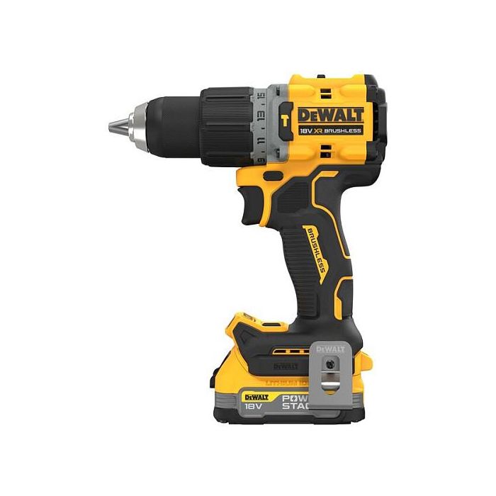 DeWalt Taladro Percutor Compacto 18V Powerstack Sin Escobillas Dcd805E2T-Qw con 2 Baterías y Cargador Incluidos 1 DeWalt Taladro Percutor Compacto 18V Powerstack Sin Escobillas Dcd805E2T-Qw con 2 Baterías y Cargador Incluidos 1