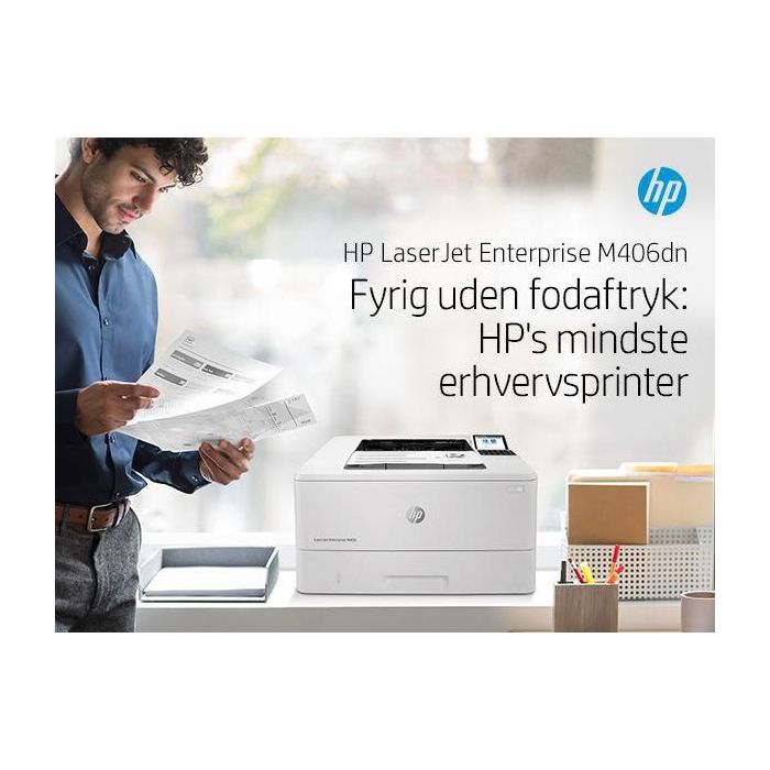 HP LaserJet Enterprise M406dn Impresora Láser Monocromo con JetIntelligence 33 HP LaserJet Enterprise M406dn Impresora Láser Monocromo con JetIntelligence 33