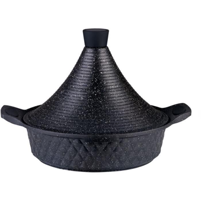Baumalu BAU3216383991768 Tagine para todo tipo de fuegos, incluida inducción - 28 cm - Con tapa