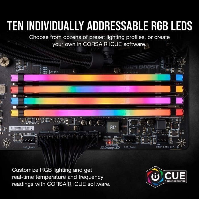 Corsair CMW32GX4M2E3200C16 Memoria RAM DDR4 Vengeance RGB PRO 32GB (2x16GB) 3200MHz CL16 2 Corsair CMW32GX4M2E3200C16 Memoria RAM DDR4 Vengeance RGB PRO 32GB (2x16GB) 3200MHz CL16 2