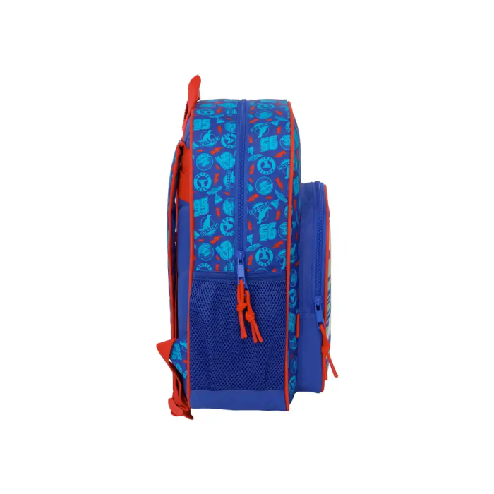 SAFTA Mochila Cars Disney Pixar 38cm adaptable a carro portamochilas con bolsillo frontal 2