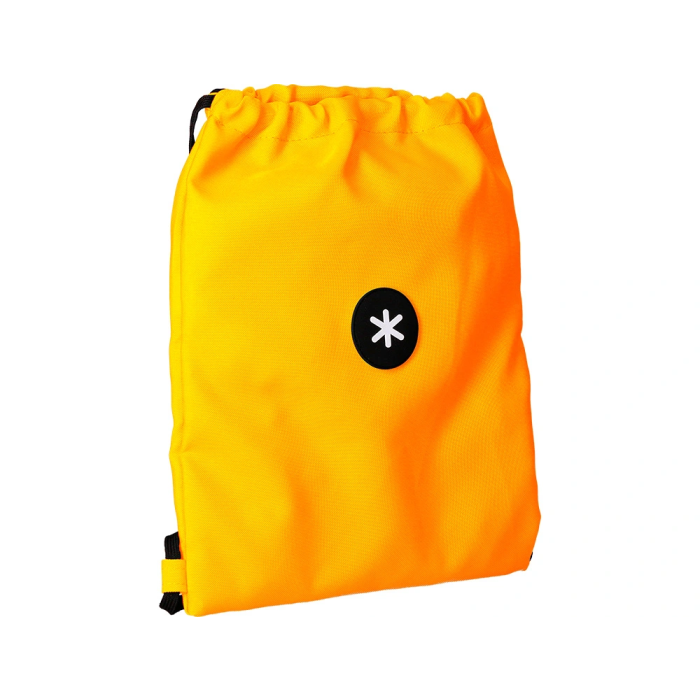 Antartik Mochila Saco Plano 350x400 mm Mostaza con Bolsillo Interior con Cremallera 1