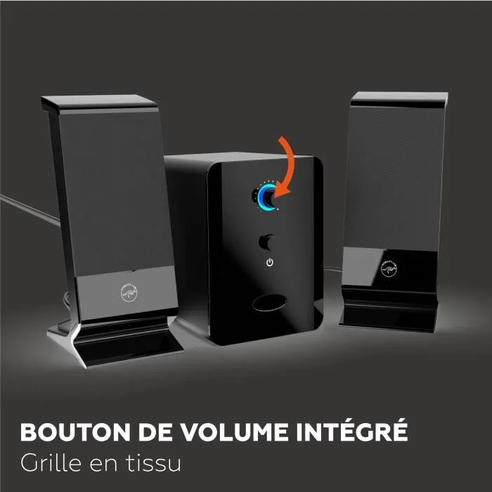 Mobility Altavoz 2.1 ML314006 Negro 2 altavoces 5W de potencia 3